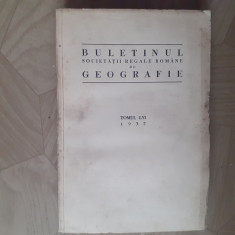 BULETINUL SOCIETATII REGALE ROMANE DE GEOGRAFIE VOL.16-1937 R2.