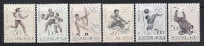 Iugoslavia 1968 - Jocurile Olimpice - Mexico City, MNH foto