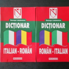 GEORGE LAZARESCU - DICTIONAR ROMAN ITALIAN, ITALIAN ROMAN