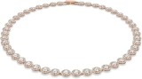 Cumpara ieftin Colier pentru femei SWAROVSKI Angelic Crystal, finisaj auriu-roz, 37.5 cm - SECOND