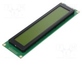 Afişaj LCD alfanumeric STN 40x4 galben-verde RAYSTAR OPTRONICS