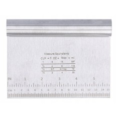 Spatula Pufo Pastry pentru taiere aluat, decorare glazura, crema la torturi, metalica, 15 cm