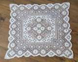 FATA DE MASA VINTAGE DIN BUMBAC LUCRATA MANUAL TEHNICA FILET