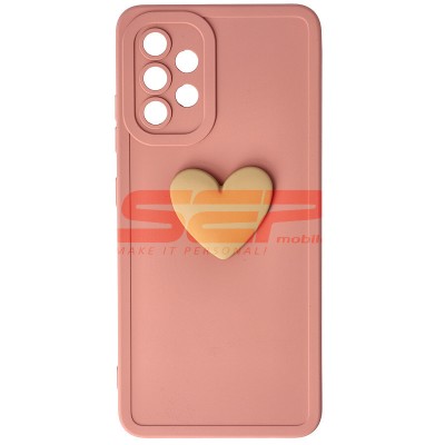 Toc silicon 3D Cartoon Samsung Galaxy A32 Pink Heart foto