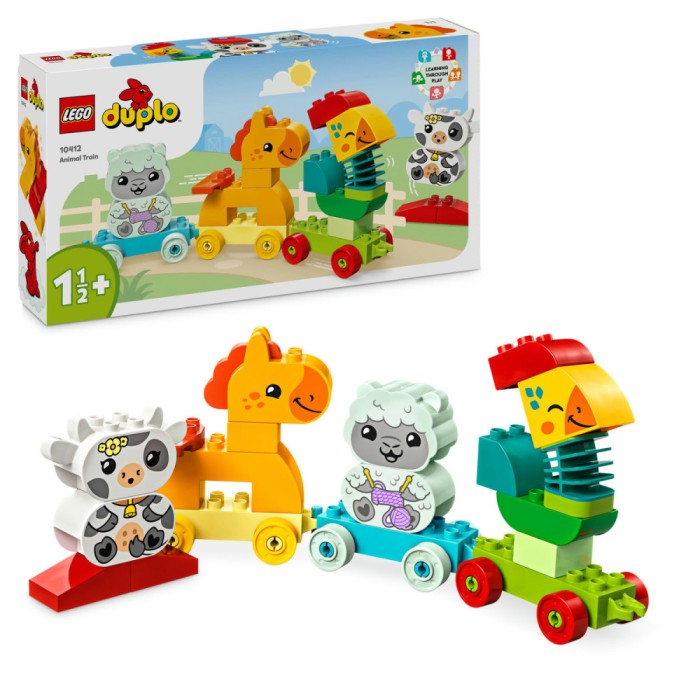 LEGO Tren cu animale Quality Brand