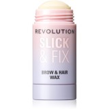 Makeup Revolution Slick &amp; Fix Brow &amp; Hair Stick ceara de par stick 13 g