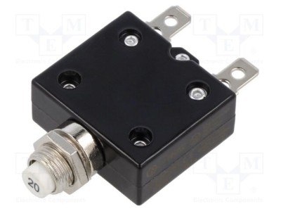 Siguranţă termică 20A 125V 250V 32VDC 50VDC OPTIFUSE foto