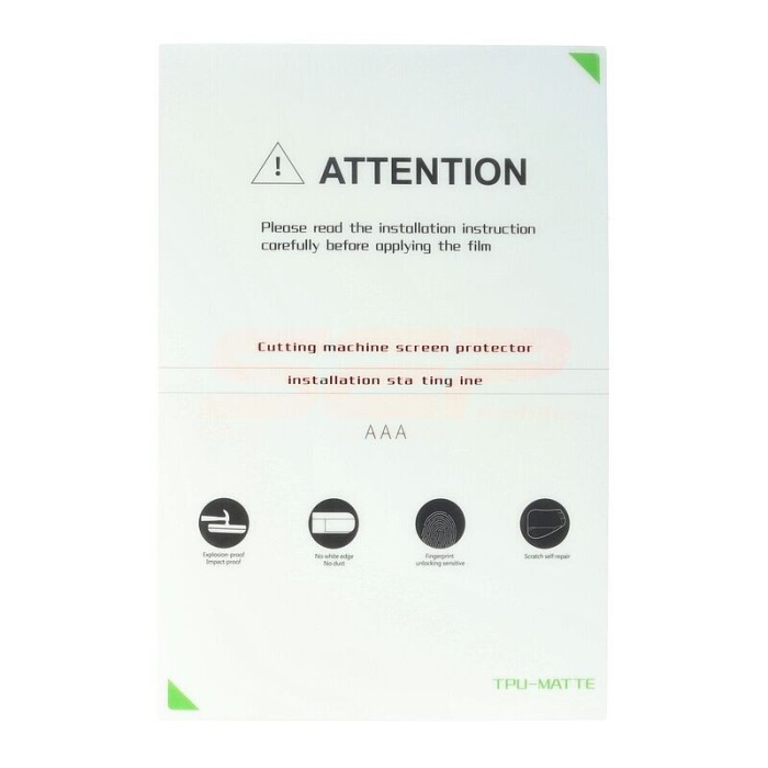 Folie protectie hydrogel tableta 12 inch Clear TPU-Matte AAA - fara cod de reincarcare