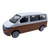 Macheta 2020 volkswagen multivan t6.1 bus, white/orange-gold Bburago 1/43