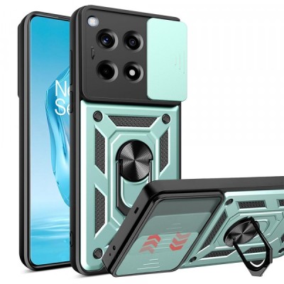 Husa pentru OnePlus 12R, Techsuit, CamShield, Verde foto