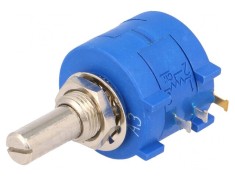 Potentiometru Axial Multitura 50k&Omega; 2W 6,35mm Linear