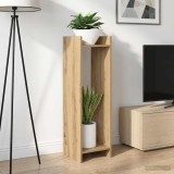 vidaXL Suport pentru plante 2 pcs Stejar Artizanal 30 x 30 x 100 cm 899577