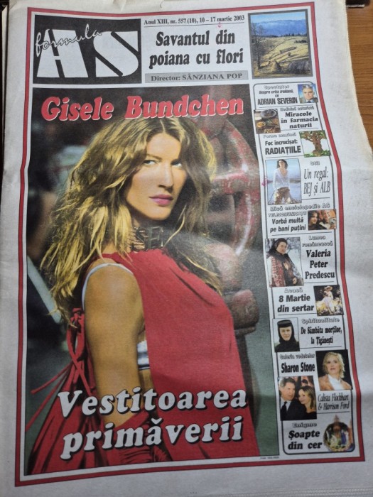 ziarul formula as 10 -17 martie 2003 - adrian seferin , valeria peter predescu , formatia pops