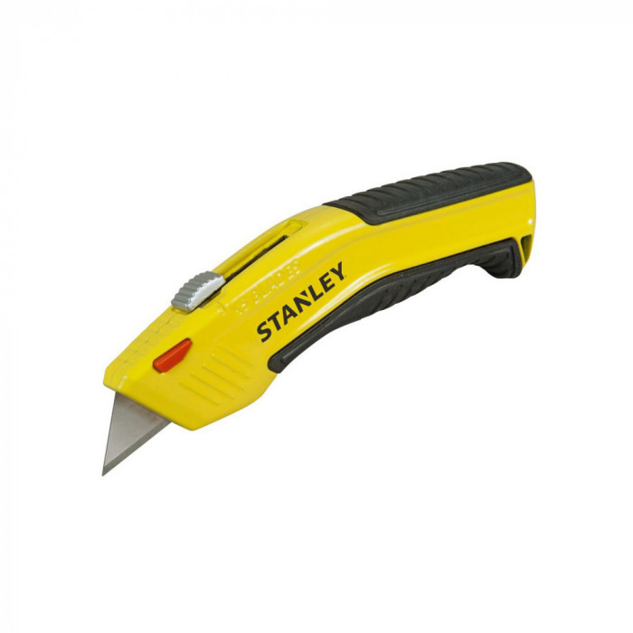 Stanley 0-10-237, cu lama trapezoidala retractabila, 150 mm, latimea lamei 62 mm, blister