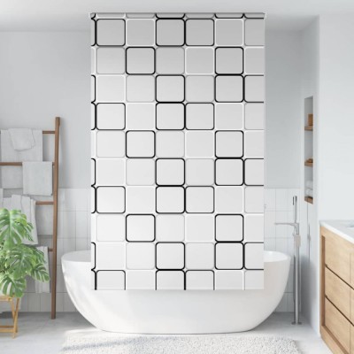 vidaXL Jaluzea cu rolă de duș 130x240 cm lățime material 126 cm 4014927 foto