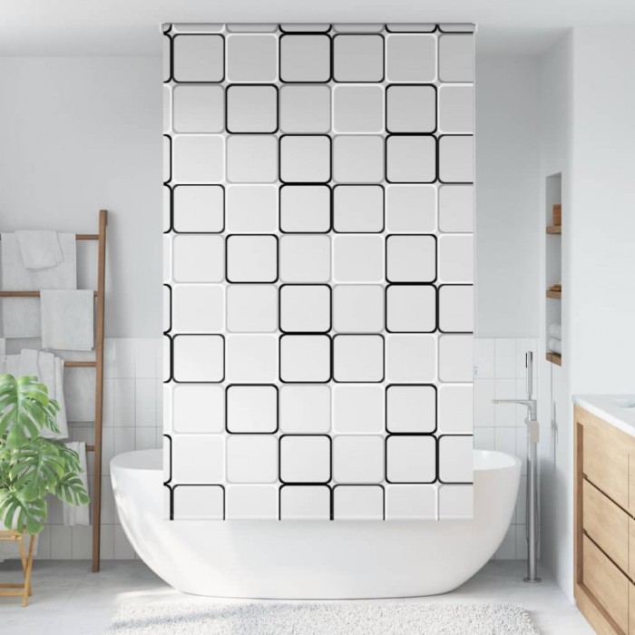 vidaXL Jaluzea cu rolă de duș 130x240 cm lățime material 126 cm 4014927