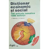 Dictionar economic si social. 100 articole tematice. 1500 definitii - 1995 - Jean Bremond ($F88)