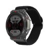 Curea kwmobile pentru Huami T-Rex 2, Nylon, Negru, 59598.01