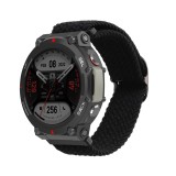 Curea kwmobile pentru Huami T-Rex 2, Nylon, Negru, 59598.01