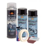 Kit complet reparatie si vopsire jante culoare Negru Metalizat, V2