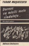 Doresc ca micili mele rindulete... Ale vietii valuri - Epistole Vesele
