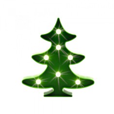 Decora?iune de masa cu LED, brad foto