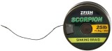 Fir Textil Zfish Scorpion Sinking Braid, Brown Camouflage, 15.9kg, 35lb, 10m