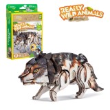Cumpara ieftin Cubic Fun - National Geographic Animale Salbatice Puzzle 3D Lup Cenusiu 58 piese