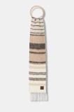 Weekend Max Mara eșarfă cu l&acirc;nă UGOLINA culoarea bej, cu imprimeu, 2525546035600