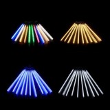 Instalatie tip Ploaie Meteoriti LED, 4.5m, 288 LED-uri, Multicolor/Alb/Albastru, Interior/Exterior, Craciun