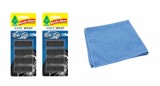 Odorizant auto Wunder- Baum Vent 2 Pack New Car si Laveta Microfibra 30x40cm, WUNDER-BAUM&reg;