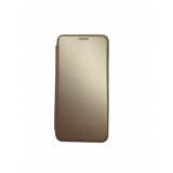Husa Flip Cover Magnetic compatibila cu Samsung Galaxy A51, Gold