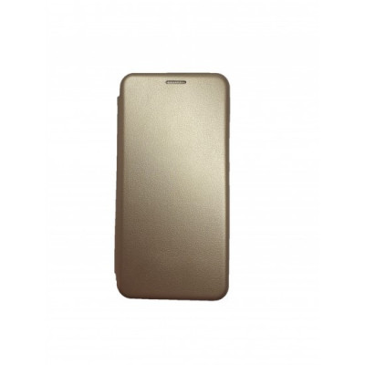 Husa Flip Cover Magnetic compatibila cu Samsung Galaxy A71, Gold foto