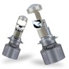 Set 2 Becuri LED H7 220W 30000Lm cu Lupa BZRSH 12V, Fara Eroare, 89x33mm, Auto Offroad