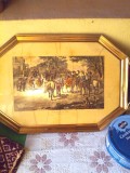 Gravura Ilustratie Plecarea la Vanatoare Louis al 13-lea Jules Huiot Nr 55