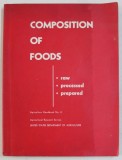 COMPOSITION OF FOODS - RAW , PROCESSED , PREPARED by BERNICE K. WATT and ANNABEL L . MERRILL , 1963