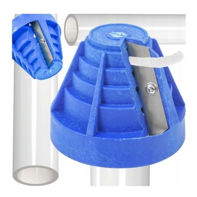 Dispozitiv de ascutit pentru tevi, debavurator, 20-63 mm, Verke foto