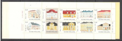 Finlanda.1982 Arhitectura carnet DF.73 foto