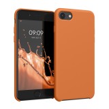 Husa Kwmobile pentru Apple iPhone 8/iPhone 7/iPhone SE 2, Portocaliu, Silicon, KWM0000085I137C, Carcasa