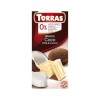 Ciocolata alba cu cocos, 75g, Torras