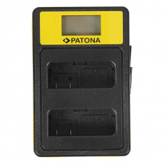 Incarcator Smart Patona USB Dual LCD EN-EL14 compatibil Nikon CoolPix P7000, P7100, P7700, P7800, D3100, D3200, D5100, D5200, D5300-141622