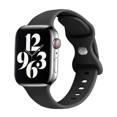 Curea pentru Apple Watch 1/2/3/4/5/6/7/8/9/SE/SE 2/Ultra/Ultra 2 (42/44/45/49mm) - Techsuit Watchband (W031) - Black foto