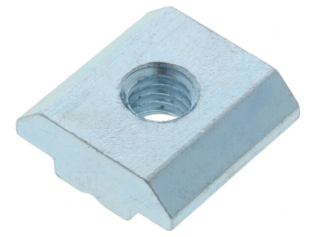 Piuliță oțel zincat M6 pentru profile 8mm