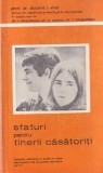 Carti I. Vinti, R. Negulescu, C. Pascu, L. Clugudean - Sfaturi pentru tinerii, 1977, 66 pagini, brosata, romana, 13x20cm
