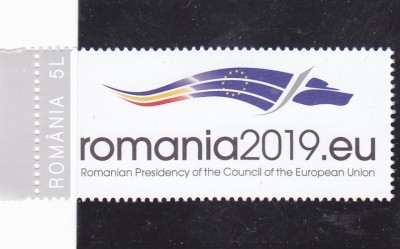 ROMANIA 2019 - PRESEDINTIA ROMANIEI LA UE - , MNH - LP 2225 foto