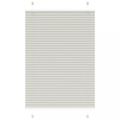 vidaXL Jaluzea plisată gri deschis 100x150cm Lățime țesătură 99,4cm 4015347