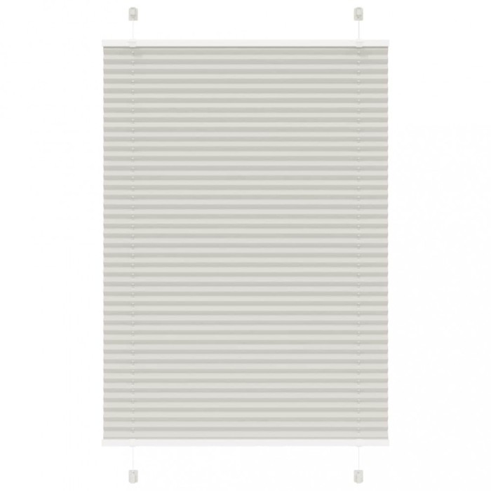 vidaXL Jaluzea plisată gri deschis 100x150cm Lățime țesătură 99,4cm 4015347