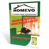 Capcana Lipici Soareci &amp; Sobolani Homevo - Adeziv Puternic, Non-Toxic, Interior, Reutilizabila, Ecologica, Usor de Folosit