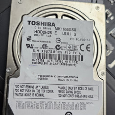 HARD TOSHIBA 160 GB /SATA / PENTRU LEPTOP /ARE 92 % VIATA !