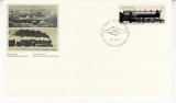 B16 - FDC - Canada - locomotive de epoca - 1985